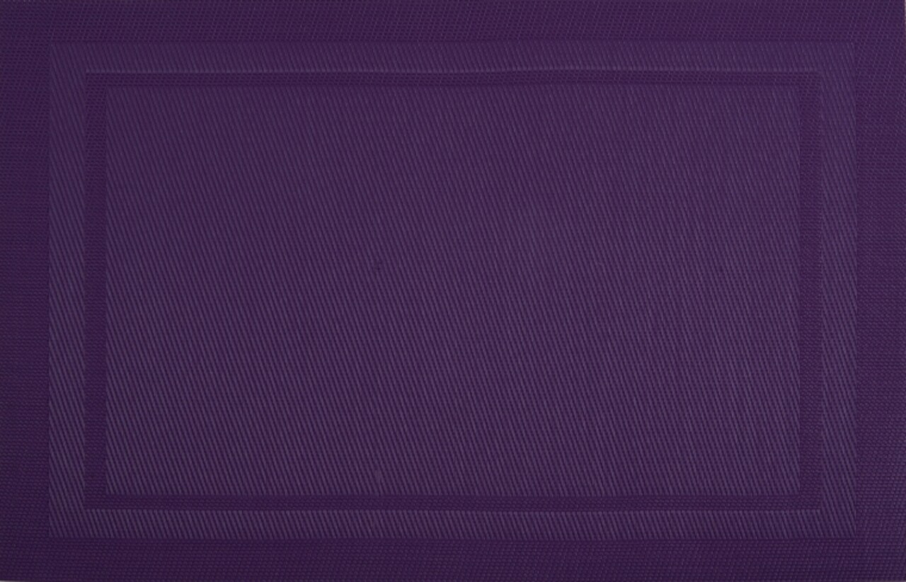 Suport farfurie Velvet, Ambition, 30x45 cm, plastic, mov inchis