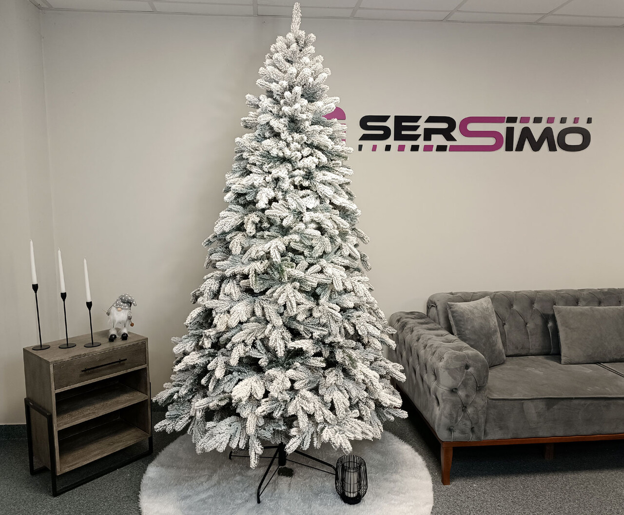 Brad artificial Christmas Deluxe by Sersimo, Kovalivska nins, 3D, 230cm — imaginea 14