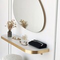 Oglinda decorativa, Neostill, Porp, 90x60 cm, PAL, Auriu