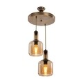 Lustra Modelight-MDL.3555, 30x77x67 cm, 2 x E27, 20 W, galben/auriu