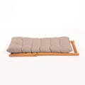 Scaun de gradina, Meya Dekor, My006, 59x90x44 cm, Lemn de fag, Maro / Natural