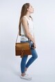 Geanta Beverly Hills Polo Club, 601, piele ecologica, maro