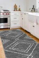 Covor, DC-7277-YOLLUK-74, 60x150 cm, Poliester, Gri