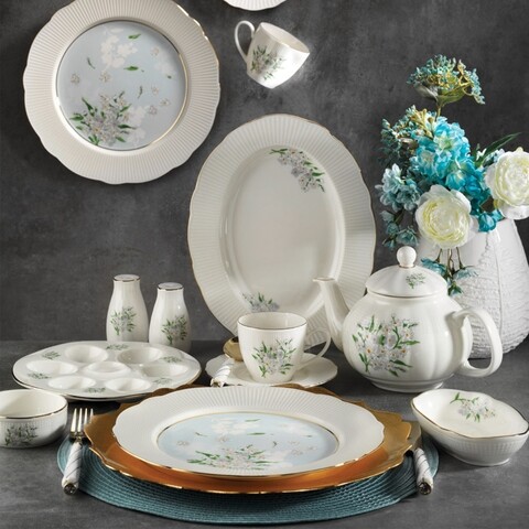Serviciu de masa, 36 piese, kutahya porselen, bnily36kh0309796, portelan, multicolor