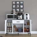 Dulap multifunctional, Rani, JE136, Alb