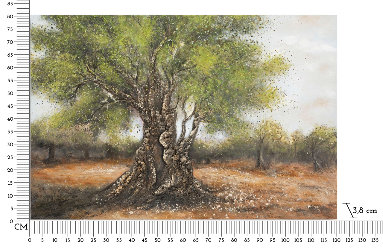 Tablou decorativ Olive Oil Painting -C, Mauro Ferretti, 120x80 cm, canvas/lemn de pin, multicolor - 1 | YEO