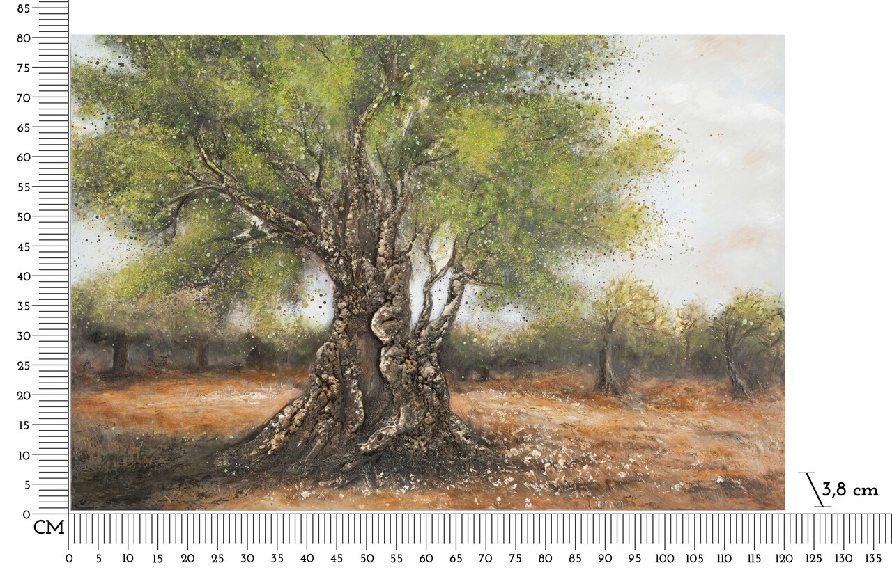 Tablou decorativ Olive Oil Painting -C, Mauro Ferretti, 120x80 cm, canvas/lemn de pin, multicolor - 1 | YEO