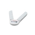 Cantar digital pentru bucatarie, Leifheit, Soehnle Genio, 23.2  x 7 x 1.2 cm, sticla, alb