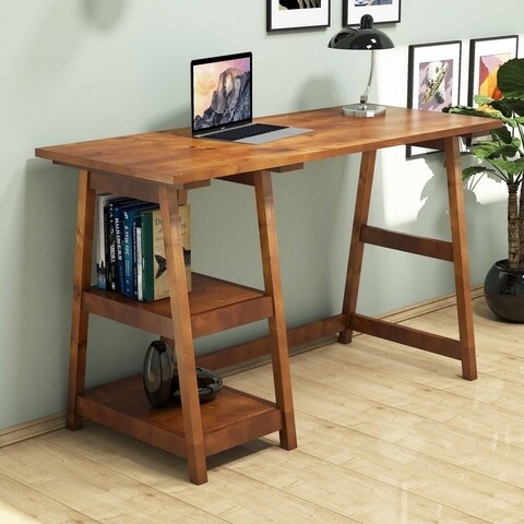 Birou Perla, Puqa Design, 73.5x51x120 cm, maro Birouri