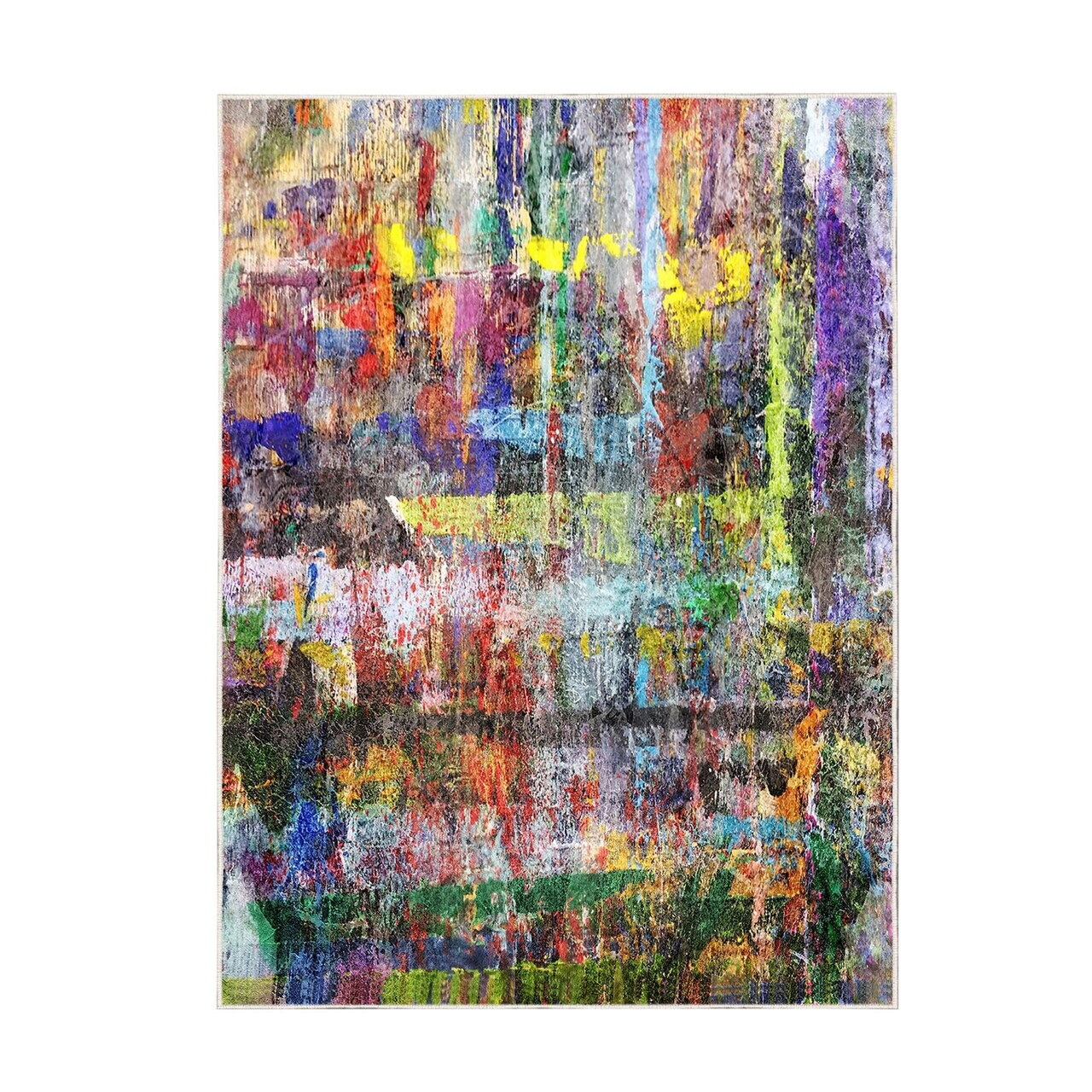 Covor, Exfab287, 80x300 cm, Poliester, Multicolor — imaginea 6
