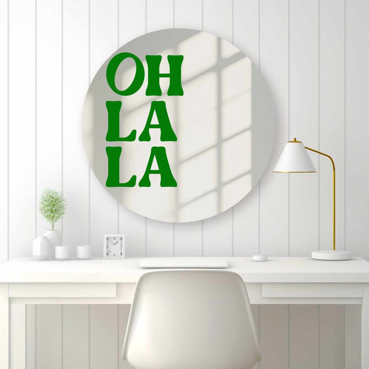 Oglinda decorativa AY11704 Sticla ø30 cm Multicolor