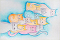 Covor, Ada Gönül Chenille AL 301 , 210x310 cm, Poliester , Multicolor