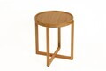 Set masute 3 piese, Hanah Home, Milas 3, LEMN MASIV DE STEJAR, Stejar