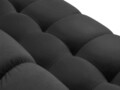 Coltar stanga 5 locuri, Mamaia, Micadoni Home, GL, 293x185x75 cm, catifea, gri inchis