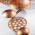 Decoratiune de perete, Aurora 3, Metal, Dimensiune: 45 x 82 cm, Cupru