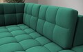 Coltar extensibil dreapta 5 locuri ELTAP, RT-35LU, Blewett, 299x198x82 cm, lemn/poliester, verde inchis