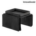 Tavita pentru canapea cu organizator de telecomenzi InnovaGoods, 26x17 cm