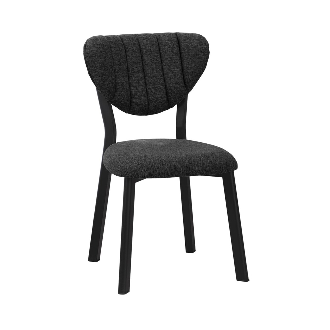 Scaun, Hanah Home, Elma, 47x85x45 cm, Antracit - view 4