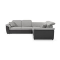 Coltar extensibil 5 locuri ELTAP, Fed-29, Federico, 266x266x102 cm, lemn/poliester, roz inchis