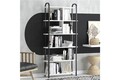 Corp biblioteca, Elegance, Roza, Alb/Negru