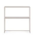 Consola Alrik, Bizzotto, 78x27x78 cm, otel, bej