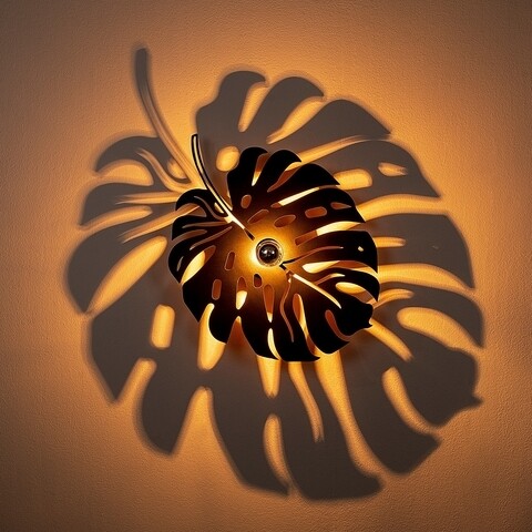 Lampa de perete, Shadow, 590-A, E27, 100 W, metal/MDF, negru