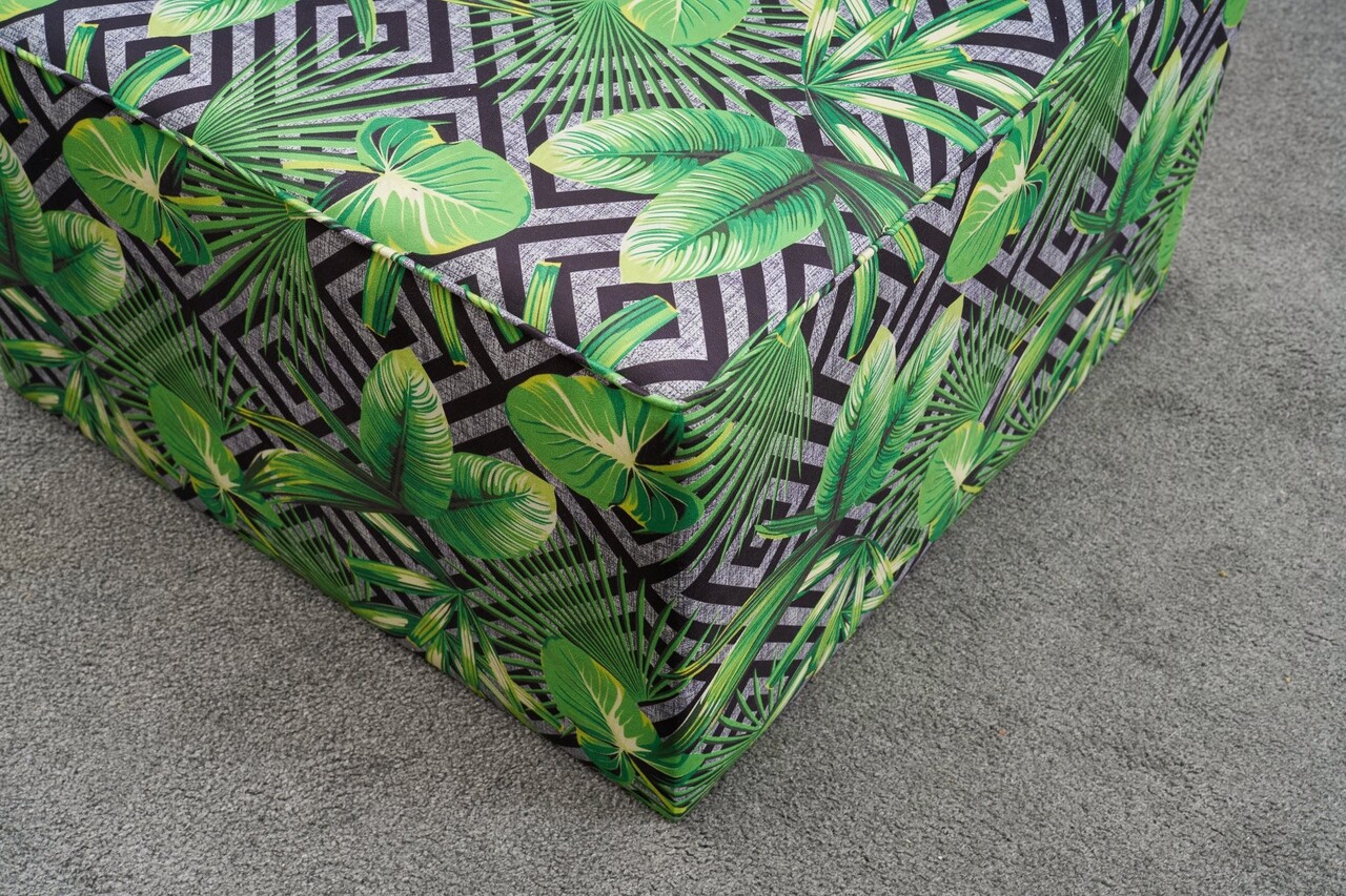 Taburet, Atelier del Sofa, 825BLC5195, Lemn, Verde - view 2