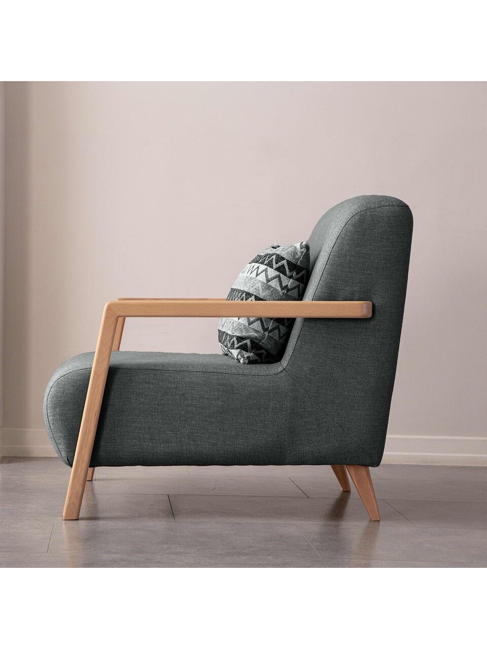 Fotoliu, Atelier del Sofa, 752EST1710, Lemn de carpen;PAL, Antracit - view 4