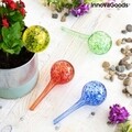 Set 4 picuratoare glob pentru udat plantele, Ballwooters InnovaGoods, Ø6x15 cm, 100 ml, sticla
