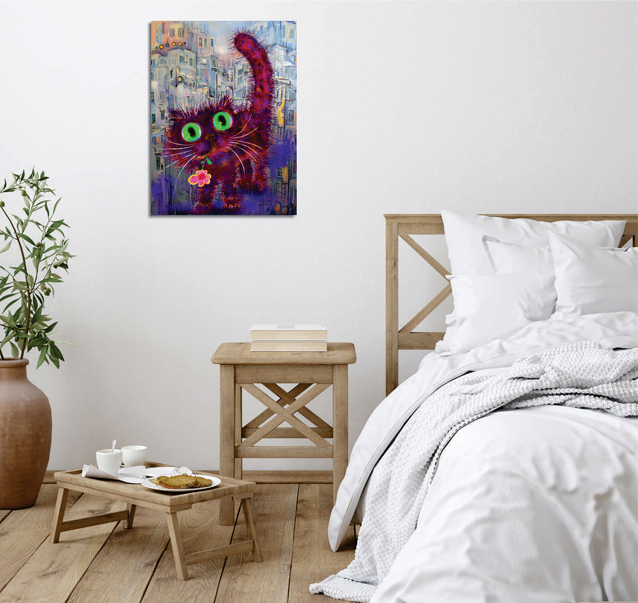Tablou decorativ, DC381, Rama de lemn, Multicolor - view 2