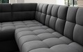 Coltar extensibil dreapta 5 locuri ELTAP, RT-06SO, Blewett, 299x198x82 cm, lemn/poliester, gri inchis