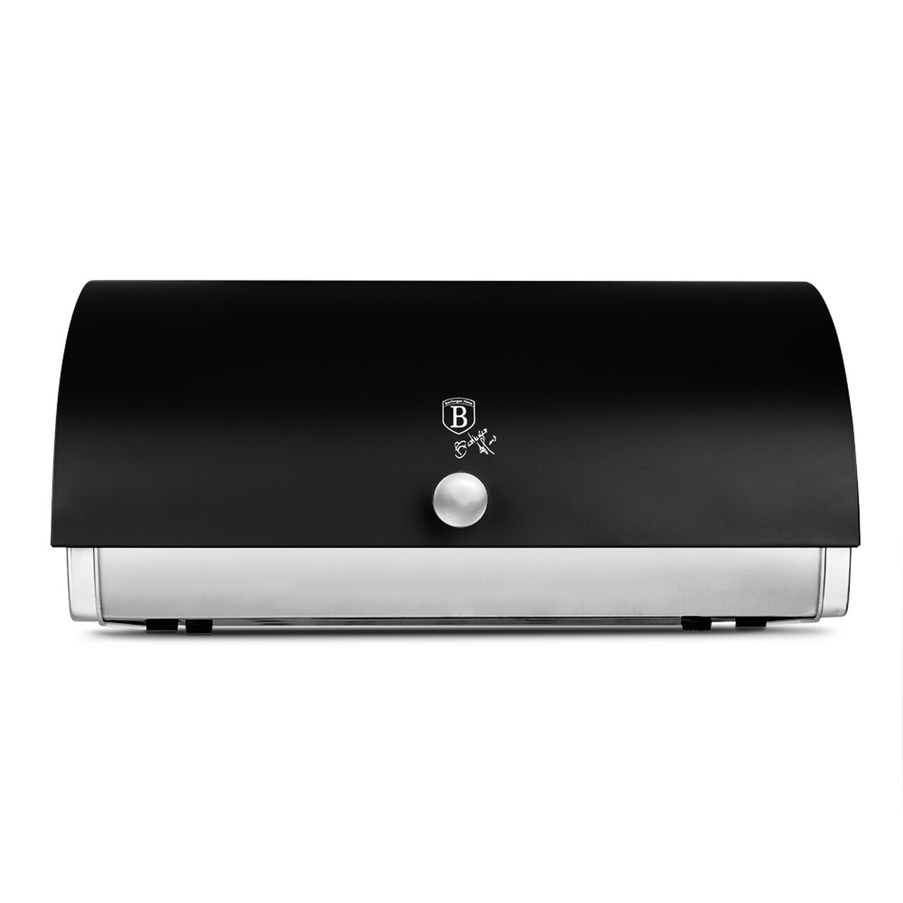 Set cutie pentru paine si 3 recipiente Berlinger Haus, Matte Black, 38.5x28x18.5 cm, inox, negru/argintiu - imagine 2