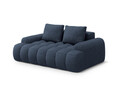 Canapea 2 locuri, Linz, Cosmopolitan Design, 175x100x84 cm, tesatura structurata, albastru inchis