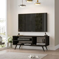 Comoda TV, Locelso, CD1, 110x44x40 cm, Negru