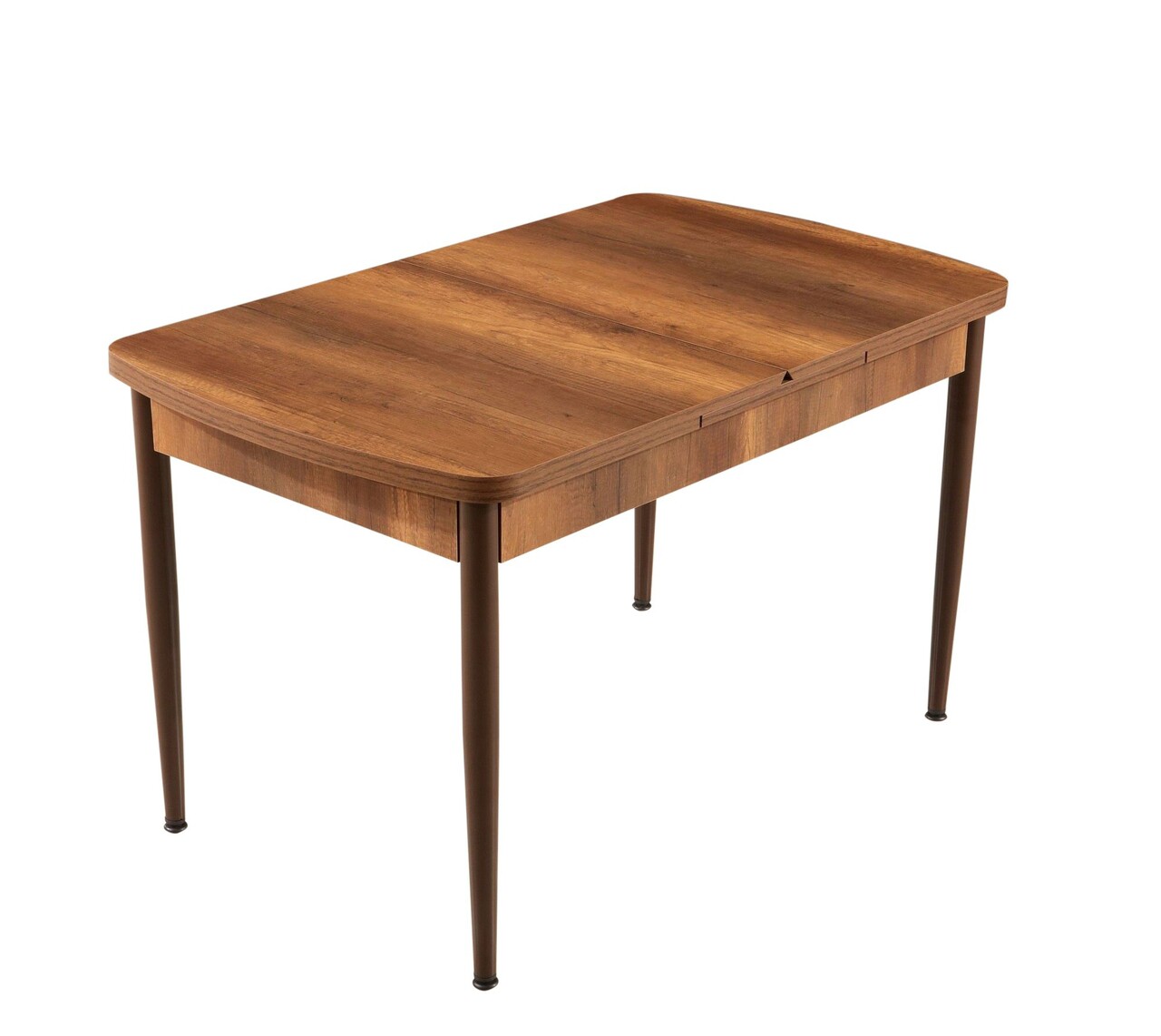 Masa extensibila, Hanah Home, Trend Barok, 132x79x76.5 cm, Nuc / Maro - imagine 3