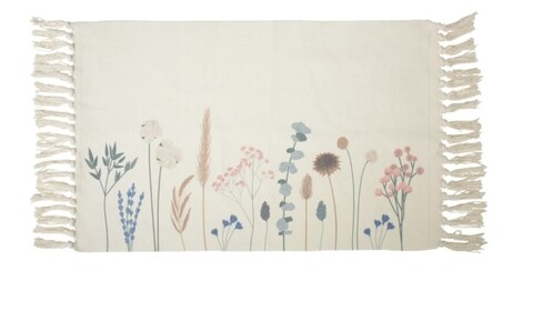 Covor flowers, 60x90 cm, policoton, multicolor