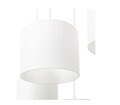 Lustra ELTAP, Vespillo, 58x115 cm, 5xE27, 15W, otel/PVC, alb