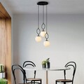 Lustra, Fulgor, 942FLG1653, Metal, Negru