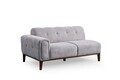 Coltar, Atelier del Sofa, 560ARE1263, Cadru: Lemn de fag/PAL, Gri deschis