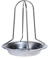 Suport pentru gatit pui BBQ, 17.6x20 cm, inox