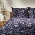 Lenjerie de pat King Size, Lorret, Homla, 3 piese, 200x220 cm, microfibra din poliester, multicolor
