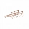 Suport cani pentru dulap Metaltex Undershelf Copper