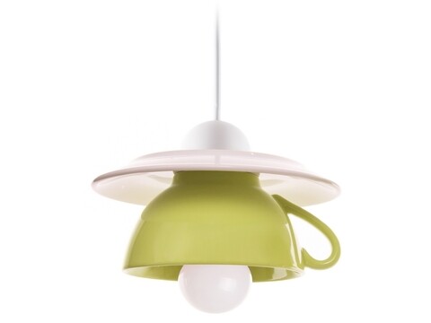 Pendul Afternoon tea, Deco Republic, E27, 1x60W, ceramica, verde