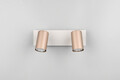 Plafoniera Marley, TRIO, 30x9x15 cm, 35W, 2x GU10, metal, alb/bronz