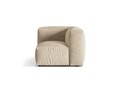 Modul pentru canapea, 1 loc, Martina-120, Micadoni Home, 100x100x75 cm, catifea, bej deschis