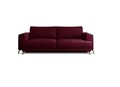Canapea extensibila 4 locuri ELTAP, SO-ELI-25VE, Elise, 250x95x90 cm, lemn/poliester, rosu
