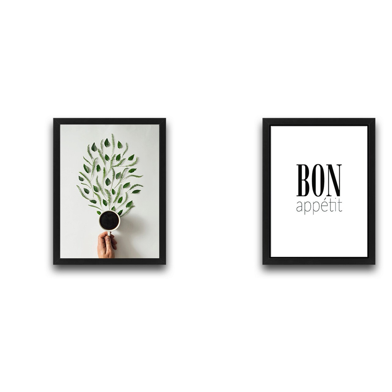 Set 2 tablouri decorative, Bon Appetit Set, PAL, Hartie, Multicolor - 1 | YEO