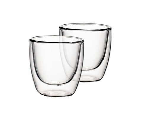 Poza Set 2 pahare espresso cu perete dublu, Villeroy & Boch, Artesano Hot Beverages S, 100 ml, sticla borosilicata