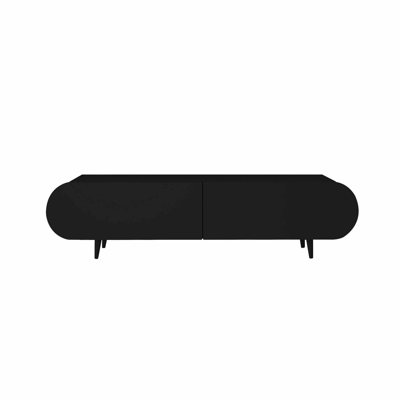 Comoda TV, Hanah Home, Regulus 160, 160x49x30 cm, MDF, Negru - view 3