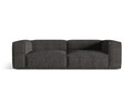 Canapea 4 locuri, Nuria-260, Micadoni Home, 250x110x72 cm, tesatura boucle, antracit